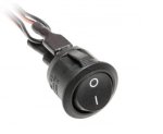 Įmontuojamas jungiklis GTV AE-WLC01-20 (juodas, 12V)