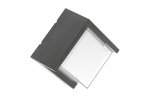 CANTI LED sieninis šviestuvas (pilkas, 12W, 1000lm, IP65, 4000K) GTV LD-CANTI12WKW-15
