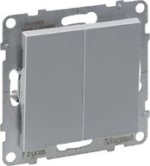 2 kl. aliuminis jungiklis SUNO Legrand 721305