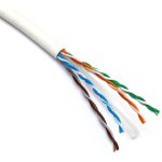 Kabelis ryšio Excel 190-074 Cat6 U/UTP (LZSH, B2CA, baltas, ritė 305m.)