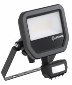 LED prožektorius Floodlight su judesio davikliu (juodas, 17W, 4000K) Ledvance 4099854309526