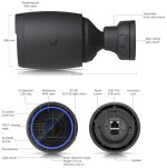 Kamera UBIQUITI UniFi UVC-AI-Pro (Juoda, 8MP, 25m. IR)