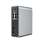 6 prievadų industrinis komutatorius Ruijie Reyee RG-NIS2100-4GT2SFP-HP (Valdomas, 8 x PoE+)
