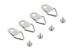 LED panelių 60x60 tvirtinimo komplektas GTV ZM-HOOK4-BK-00 (4 vnt.)