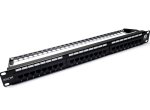 Komutacinė panelė Excel 100-304 (19", 1U, Cat.6, 24 portų)