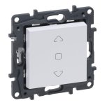 Žaliuzių mygtukas Legrand Niloe Step 863143 (baltas)