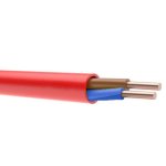Kabelis monolitas Technokabel HDGS PH90 2×2.5 mm² (E90, 300/500 V, be halogenų, B2ca, 1 m)