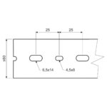 Plastikinis perforuotas kanalas Kopos RK 60X60_LD (pilkas, 60x60mm, 2m)