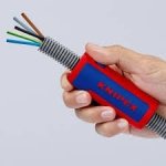 Peilis gofruotam vamzdžiui Knipex 90 22 02 SB (13–32mm, 0.2–4mm²)