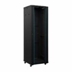 Pastatoma komutacinė spinta 19" 32U A2-6632B (600x600x1600mm, juoda, IP20, iki 1000kg)