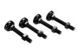 Reguliuojamo aukščio spintos kojelės (100mm, Ø12mm)