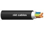 Jėgos kabelis CYKY 5x16mm² 450/750V NKT (juodas, PVC, skirtas kloti žemėje, 500m)