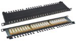 19" komutacinė panelė LK-PP6-31 (0.5U, Cat6, STP, 24 prievadai)