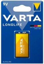 Varta Longlife baterija 6LR61/6LF22 (9V, šarminė, Krona)